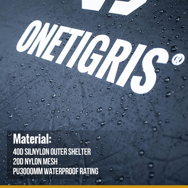 OneTigris Cometa Camping 2 person Tent - Black-Goritta Works Sdn. Bhd. 202501017603 (1619017-X)