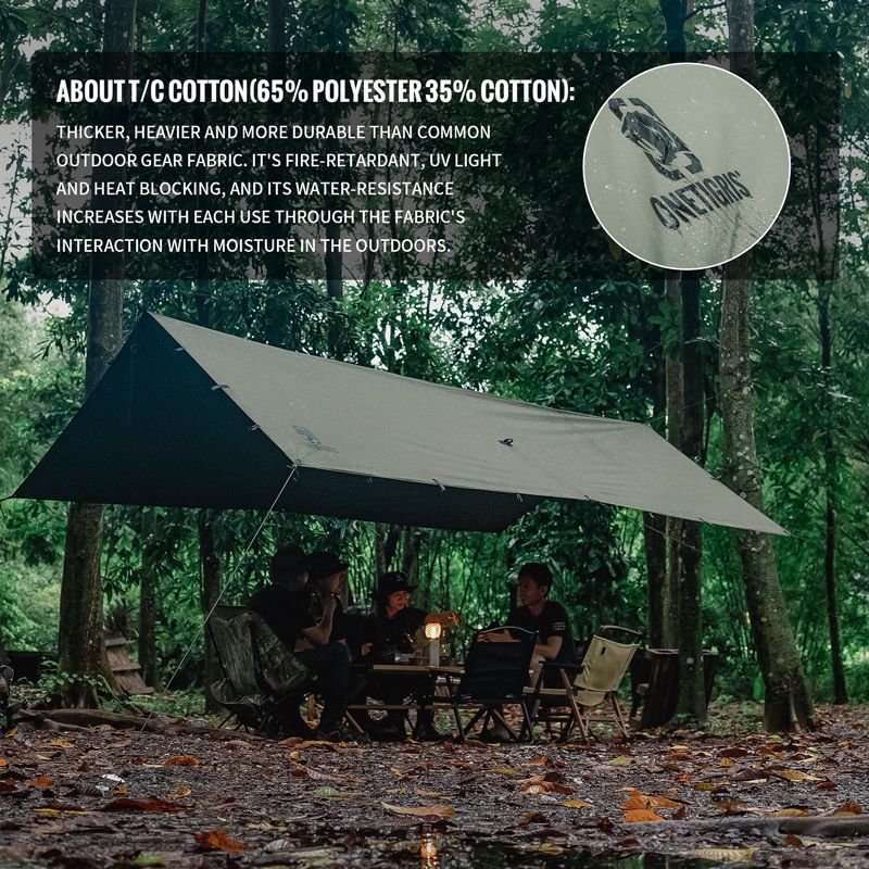 OneTigris FJORD TC Tarp 本体 OneTigris FJORD T/C Camping Tarp – Goritta Works Sdn. Bhd