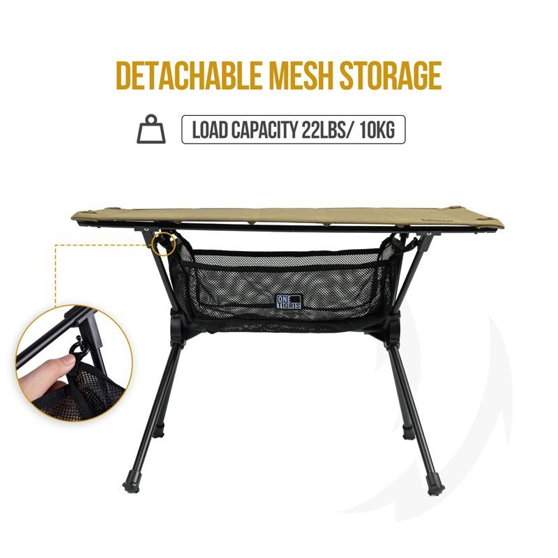 OneTigris Worktop Portable Camping Table - Coyote Brown-Goritta Works Sdn. Bhd. 202501017603 (1619017-X)
