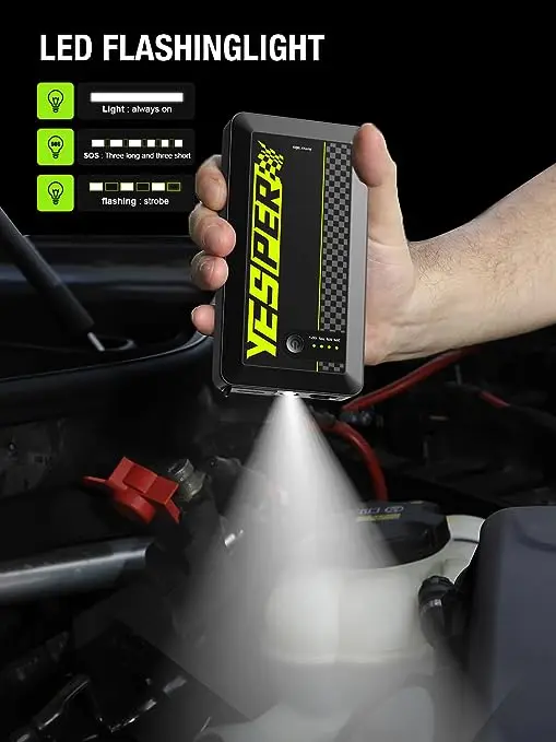 YESPER Armor Mini Multi-function Jump Starter 12V - 8000mAh