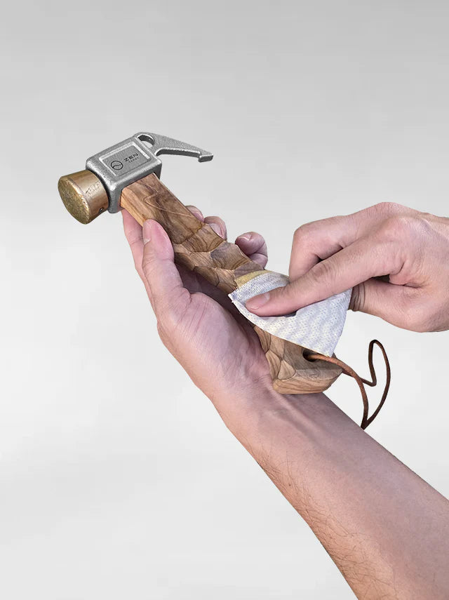 ZEN Camps Peg Hammer - Olive wood, Natural-Goritta Works Sdn. Bhd. 202501017603 (1619017-X)