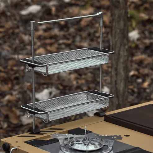 Cargo Container Double Hanger - Black