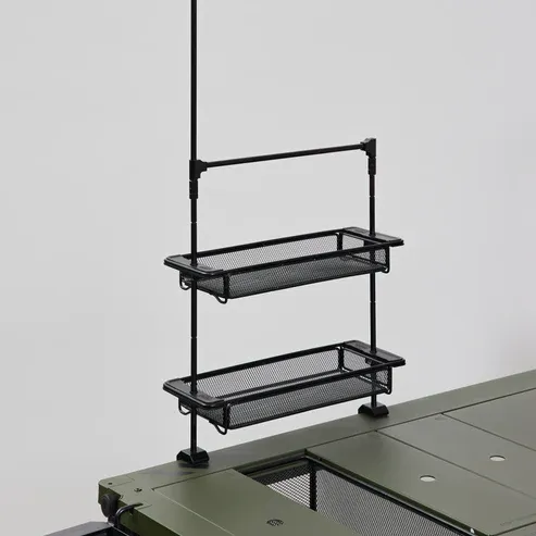 Cargo Container Double Hanger - Black