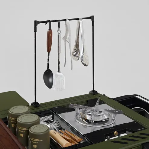 Cargo Container Double Hanger - Black