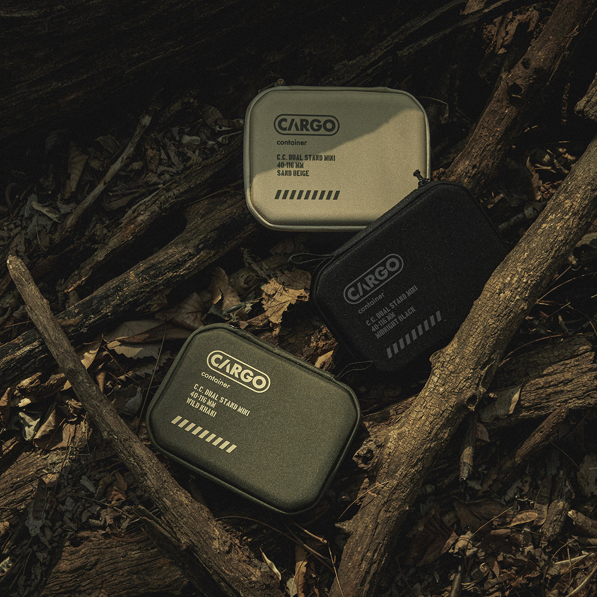 Cargo Container Dual Stand Mini - Black-Goritta Works Sdn. Bhd. 202501017603 (1619017-X)