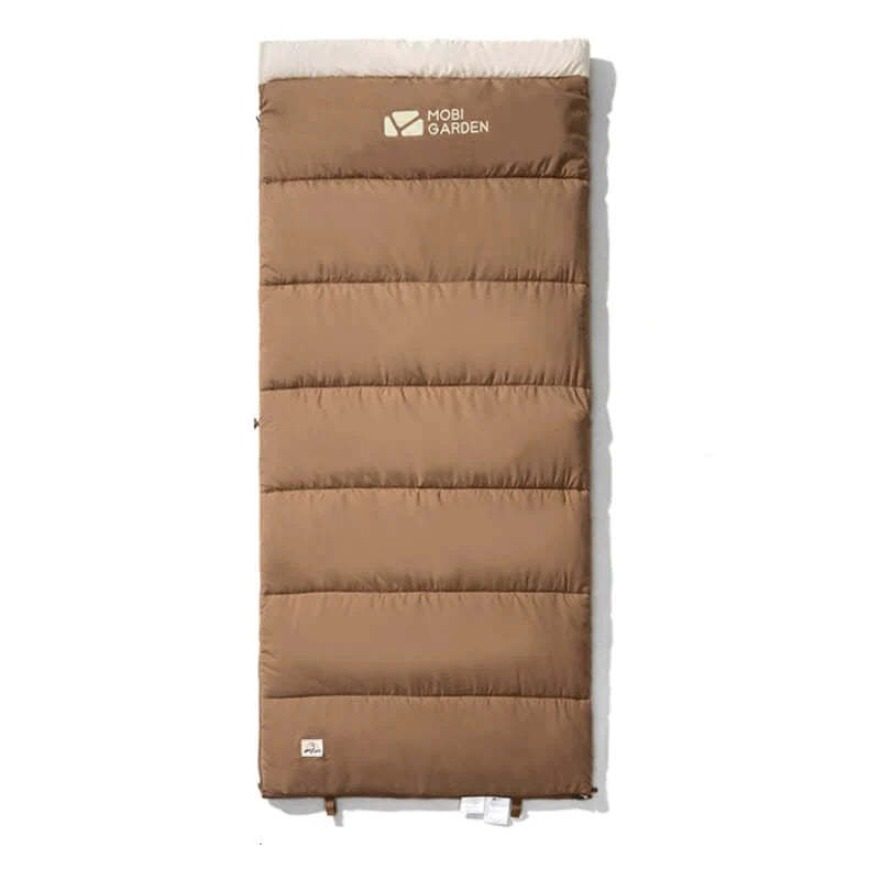 Mobi Garden Crescent Sleeping Bag 1.4 Single - Brown