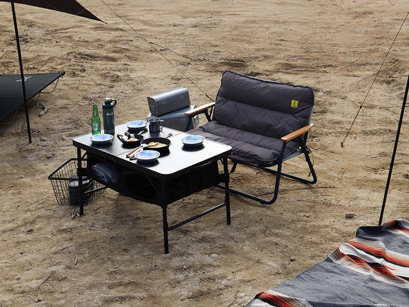 DoD Wide Camping Bed - Black-Goritta Works Sdn. Bhd. 202501017603 (1619017-X)