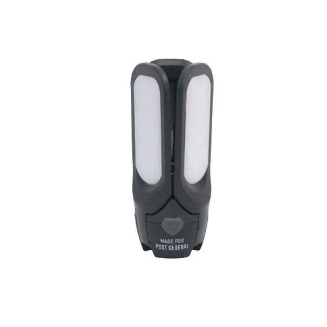 Post General Tri-Panel Solar Charged LED Light - Black