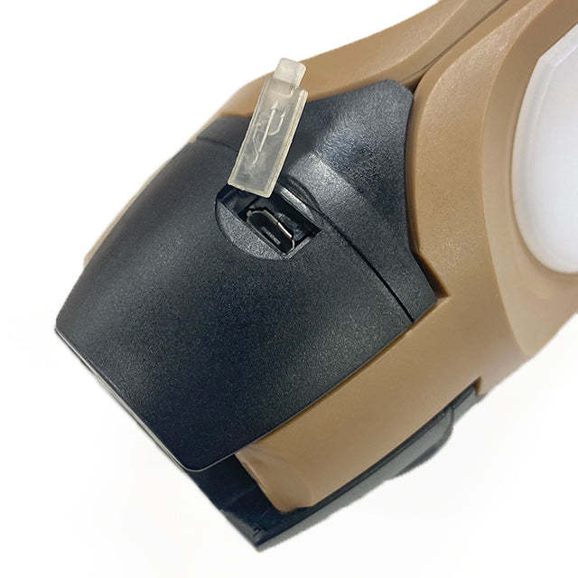 Post General Tri-Panel Solar Charged LED Light - Sand Beige