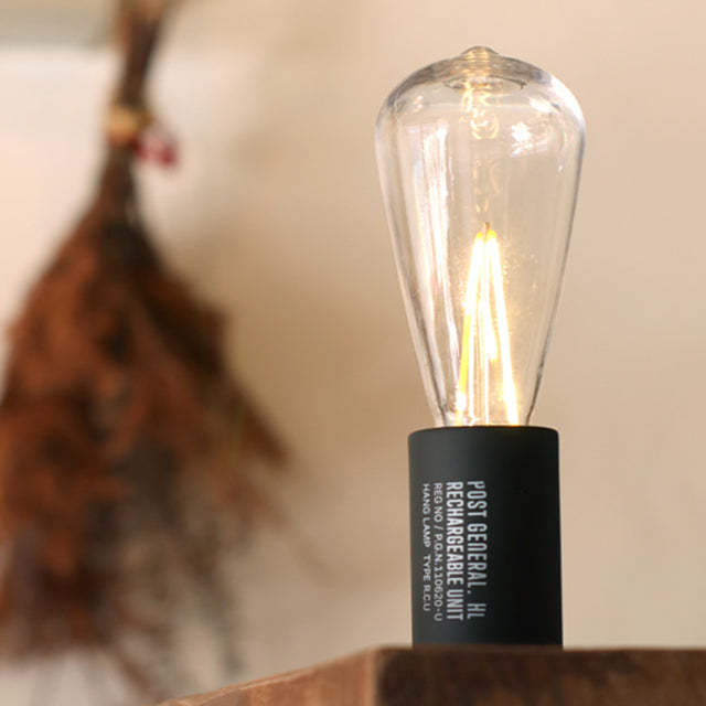 Post General Hang Lamp Rechargeable Unit Type 1 - Black-Goritta Works Sdn. Bhd. 202501017603 (1619017-X)