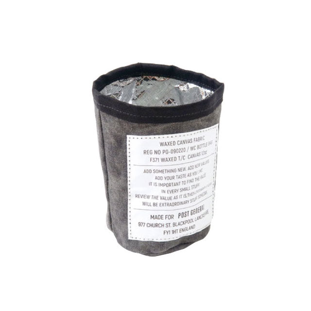 Post General Waxed Canvas Bottle Bag - Gray-Goritta Works Sdn. Bhd. 202501017603 (1619017-X)