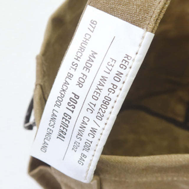 Post General Waxed Canvas Tool Bag Round - Gray-Goritta Works Sdn. Bhd. 202501017603 (1619017-X)