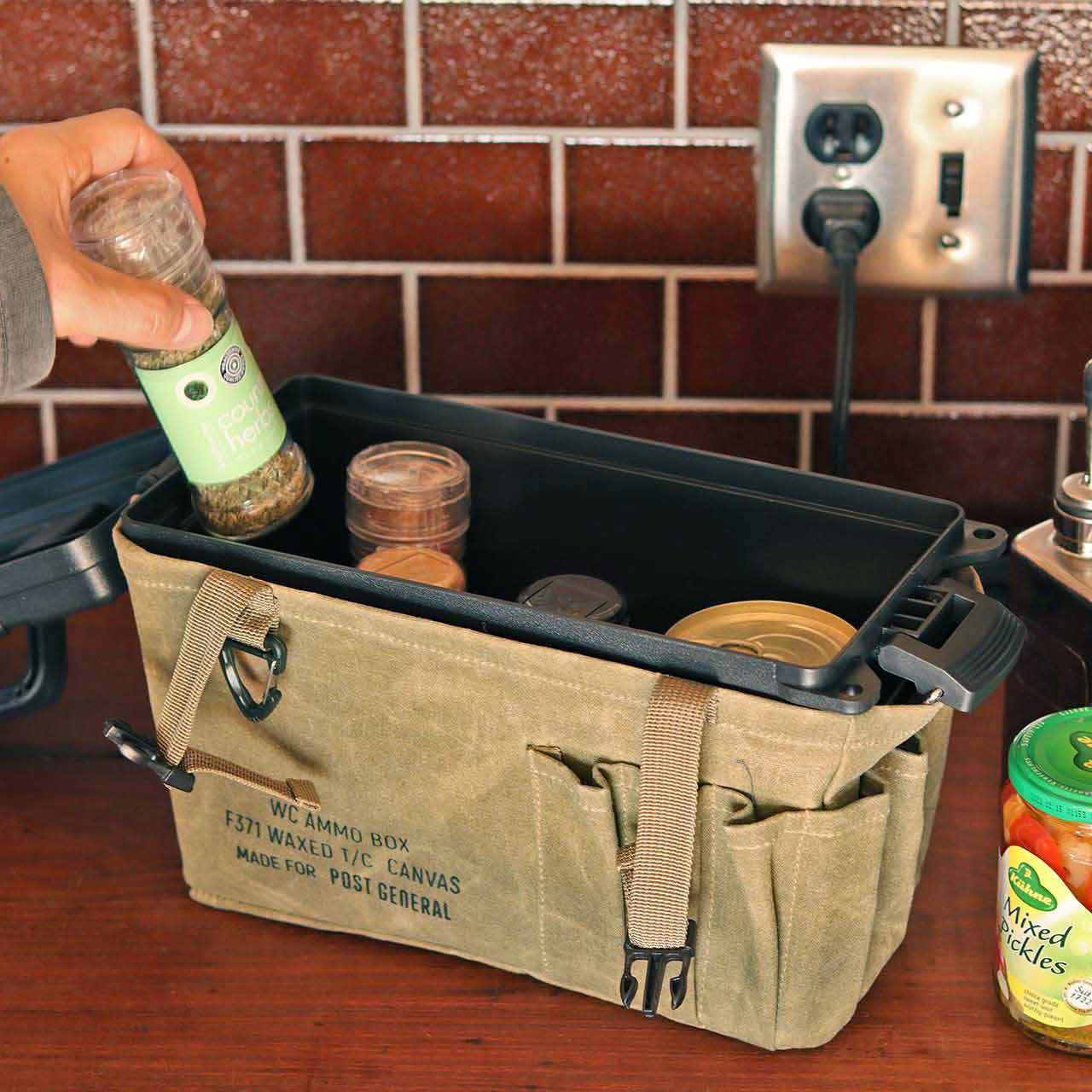 Post General Waxed Canvas Ammo Tool Box - Gray-Goritta Works Sdn. Bhd. 202501017603 (1619017-X)