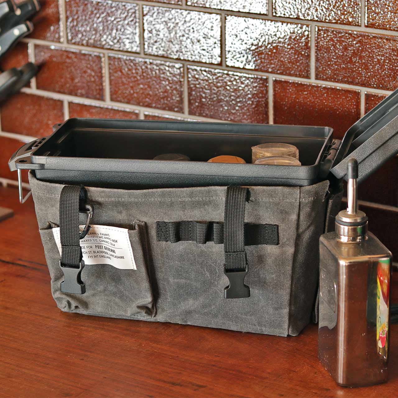 Post General Waxed Canvas Ammo Tool Box - Gray-Goritta Works Sdn. Bhd. 202501017603 (1619017-X)