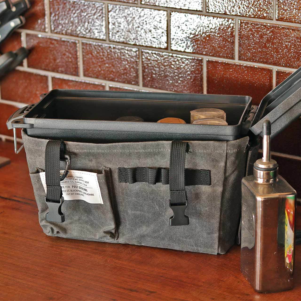 Post General Waxed Canvas Ammo Tool Box - Gray-Goritta Works Sdn. Bhd. 202501017603 (1619017-X)