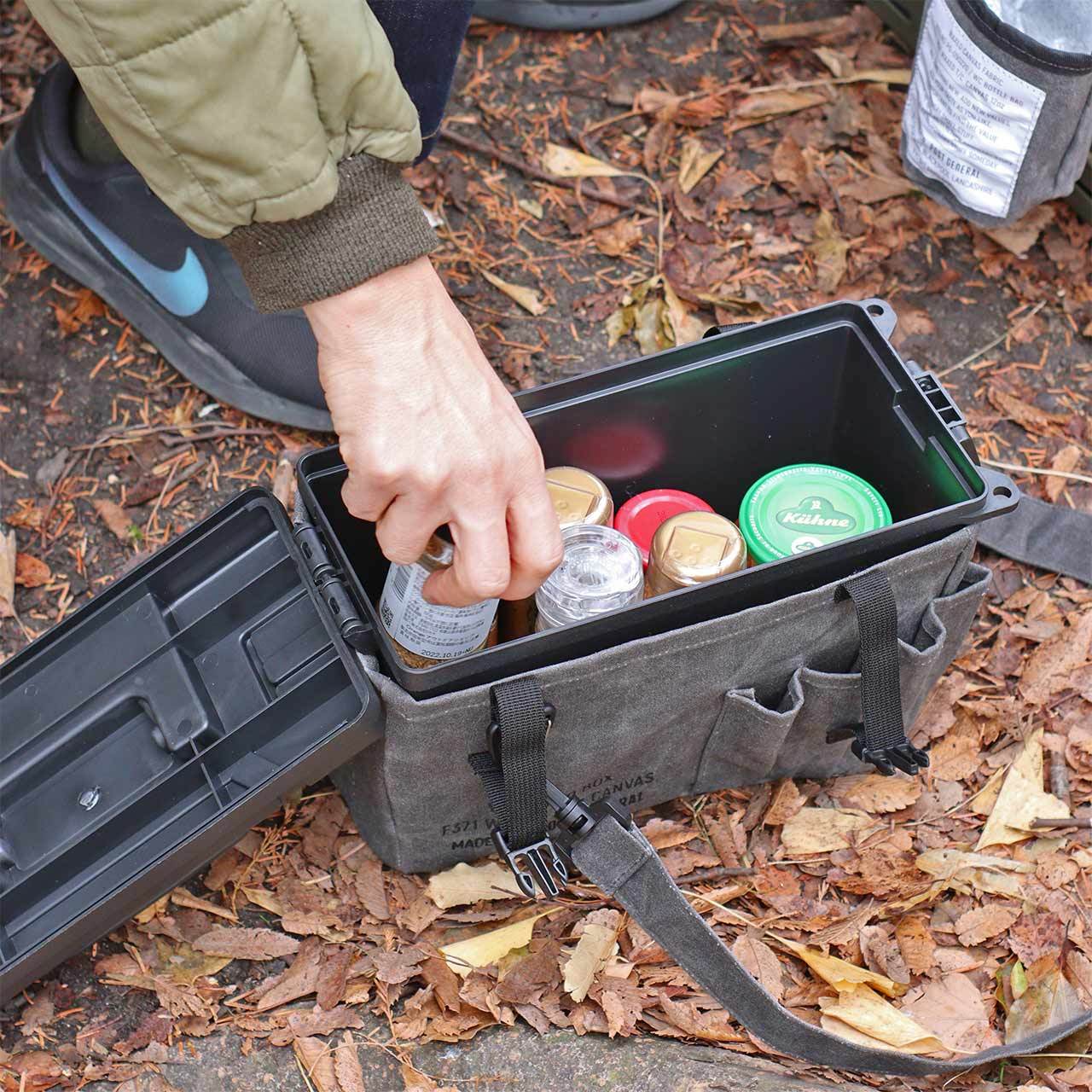 Post General Waxed Canvas Ammo Tool Box - Gray-Goritta Works Sdn. Bhd. 202501017603 (1619017-X)