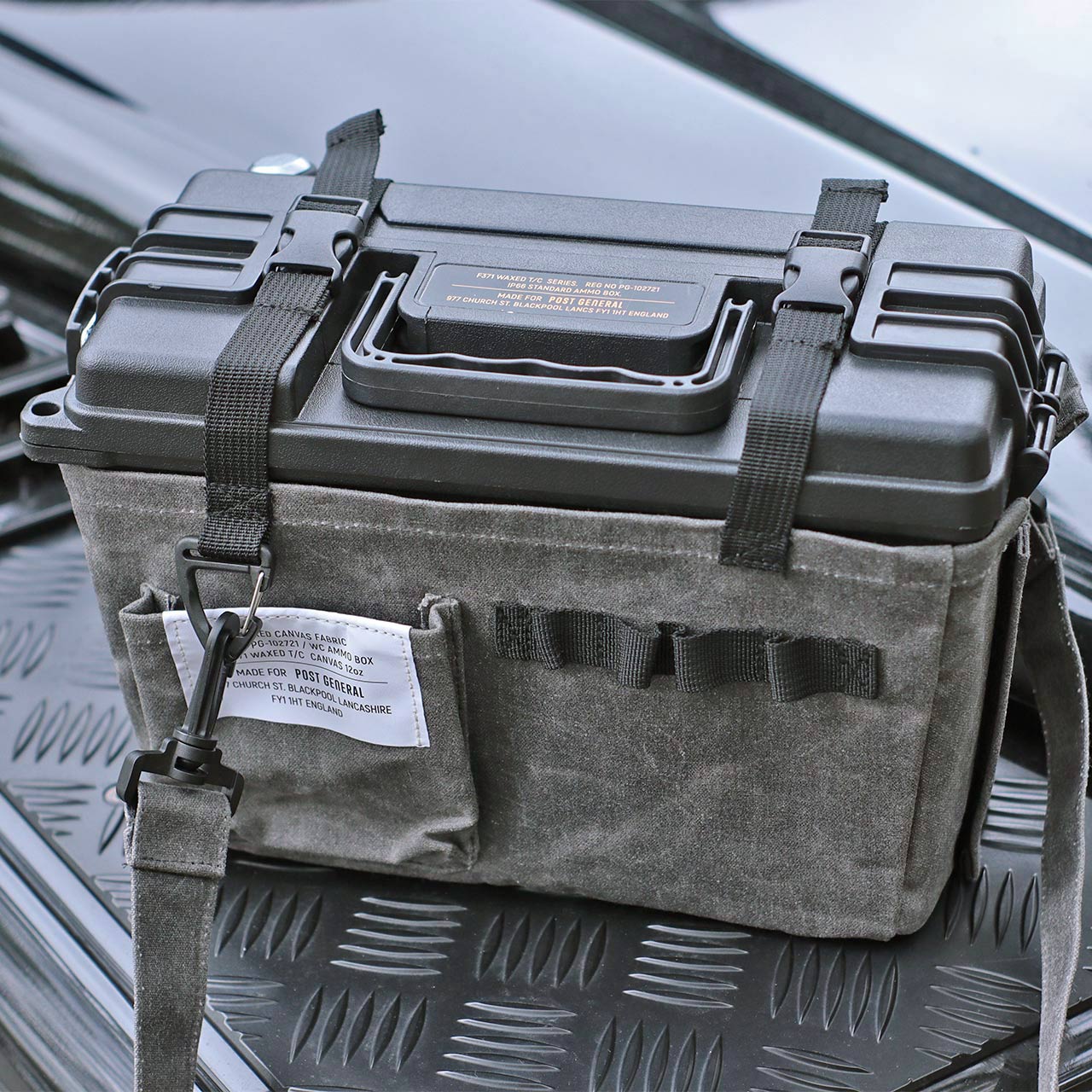 Post General Waxed Canvas Ammo Tool Box - Gray-Goritta Works Sdn. Bhd. 202501017603 (1619017-X)