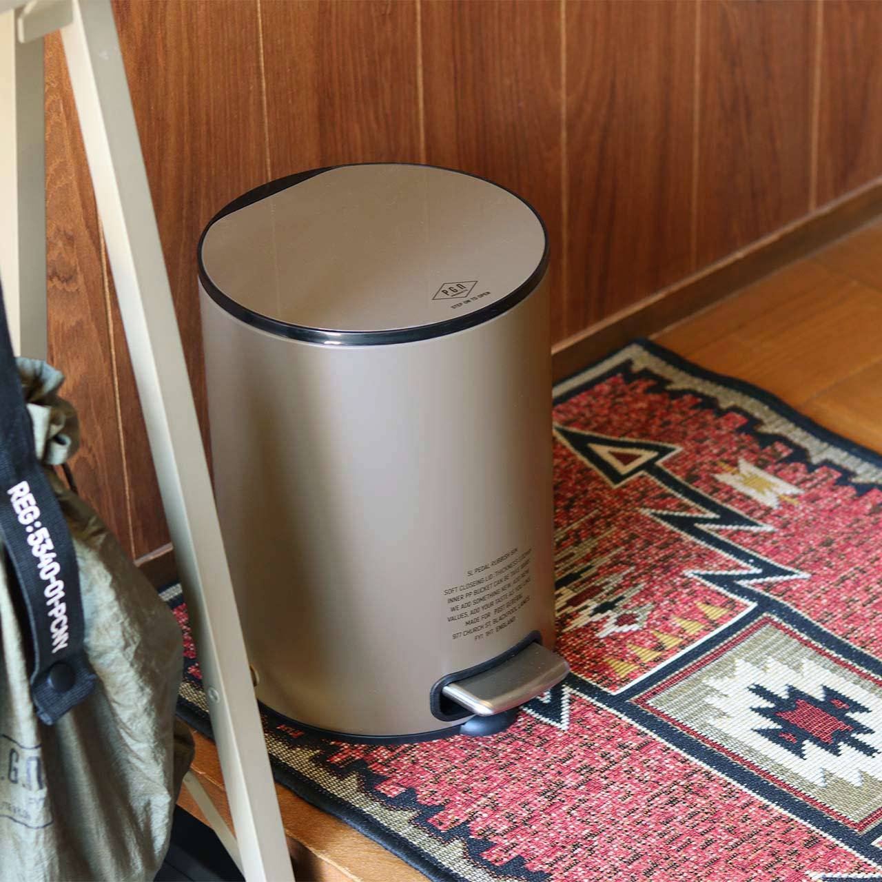 Post General Pedal Rubbish Bin 5L - Olive-Goritta Works Sdn. Bhd. 202501017603 (1619017-X)