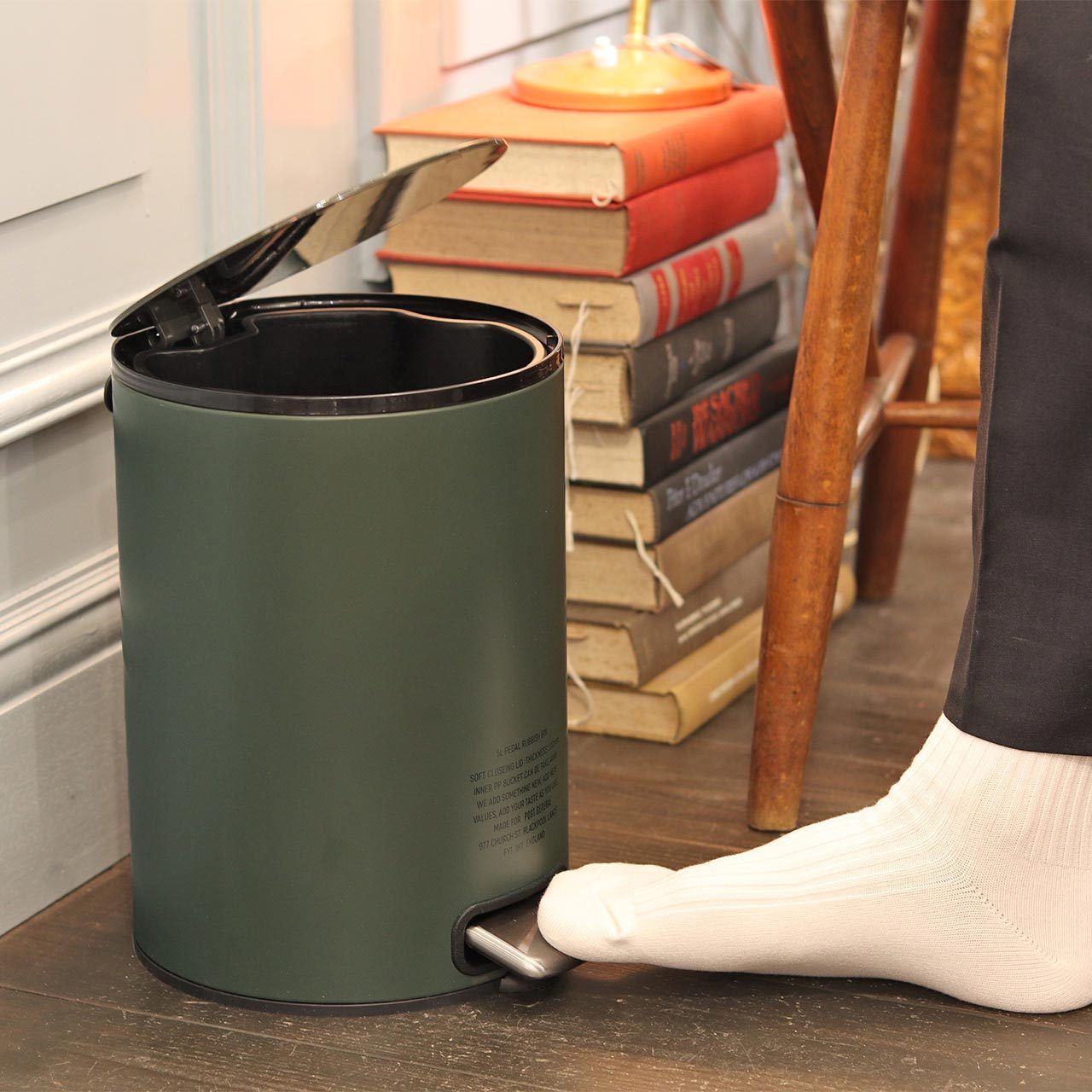 Post General Pedal Rubbish Bin 5L - Olive-Goritta Works Sdn. Bhd. 202501017603 (1619017-X)