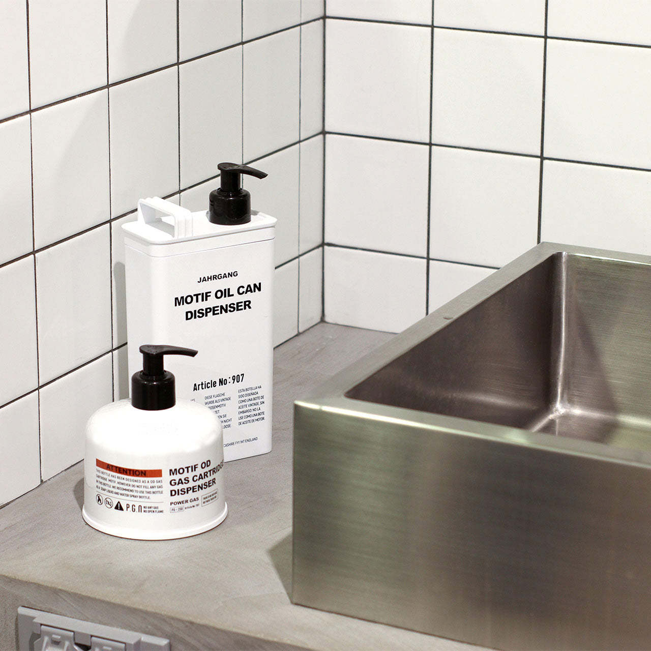 Post General Motif Dispenser OD-Soap - Olive-Goritta Works Sdn. Bhd. 202501017603 (1619017-X)