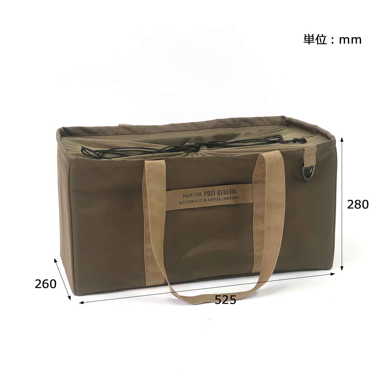 Post General Utility Tote Bag - Black-Goritta Works Sdn. Bhd. 202501017603 (1619017-X)