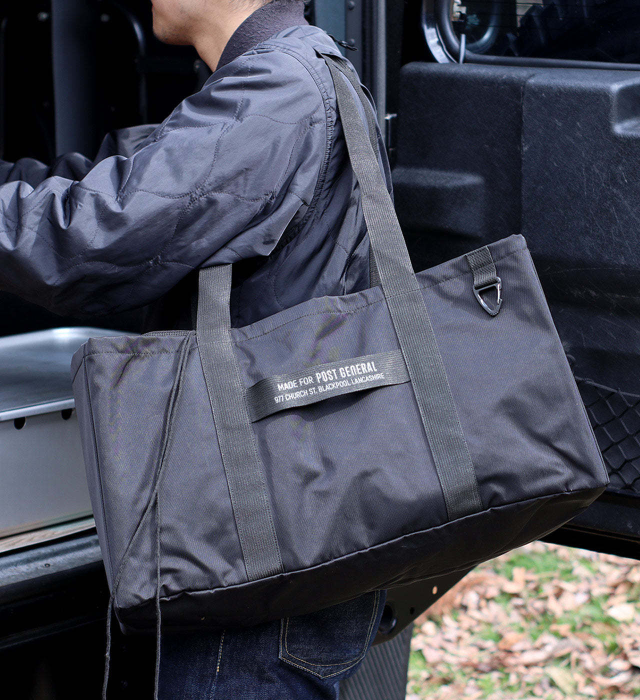 Post General Utility Tote Bag - Olive Brown-Goritta Works Sdn. Bhd. 202501017603 (1619017-X)