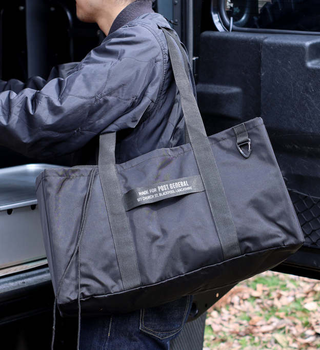 Post General Utility Tote Bag - Black-Goritta Works Sdn. Bhd. 202501017603 (1619017-X)