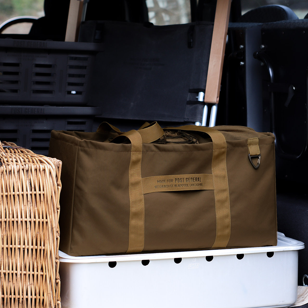 Post General Utility Tote Bag - Black-Goritta Works Sdn. Bhd. 202501017603 (1619017-X)