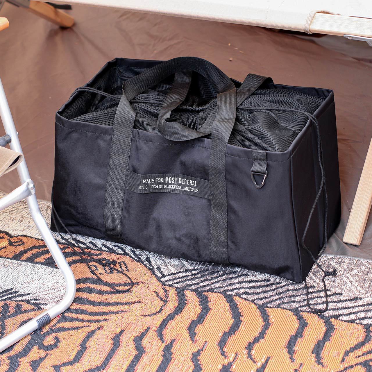 Post General Utility Tote Bag - Black-Goritta Works Sdn. Bhd. 202501017603 (1619017-X)