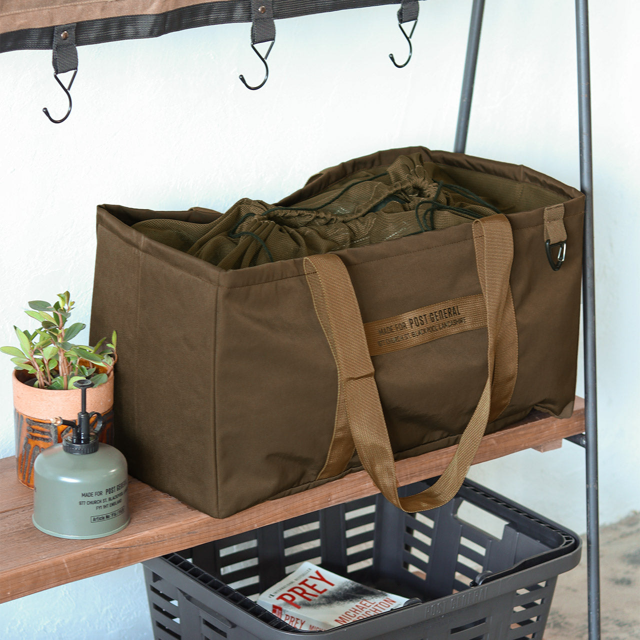 Post General Utility Tote Bag - Olive Brown-Goritta Works Sdn. Bhd. 202501017603 (1619017-X)