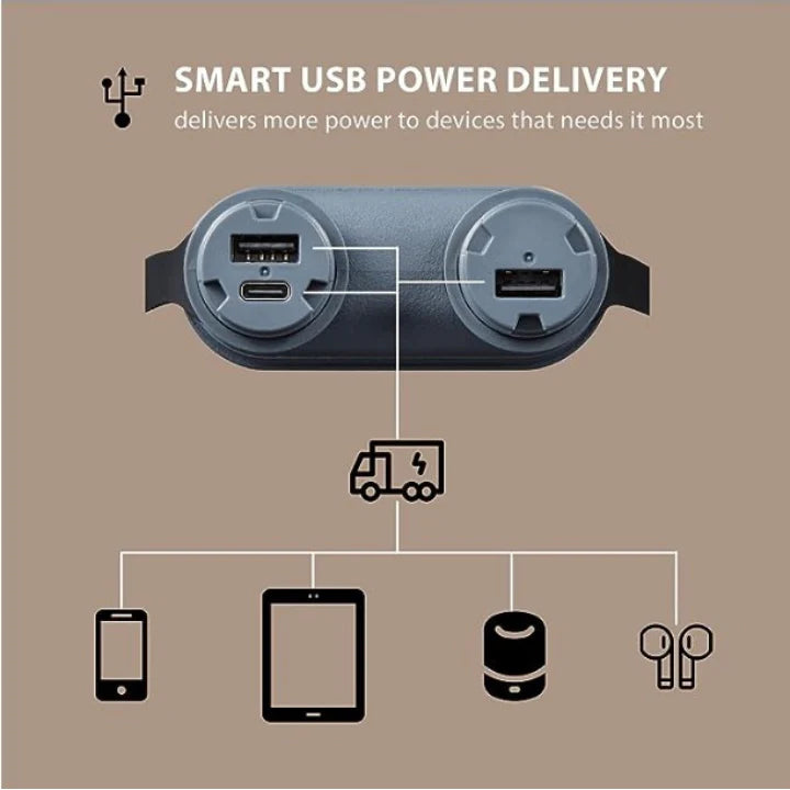 NESTOUT Power Bank 15000mAh - Black