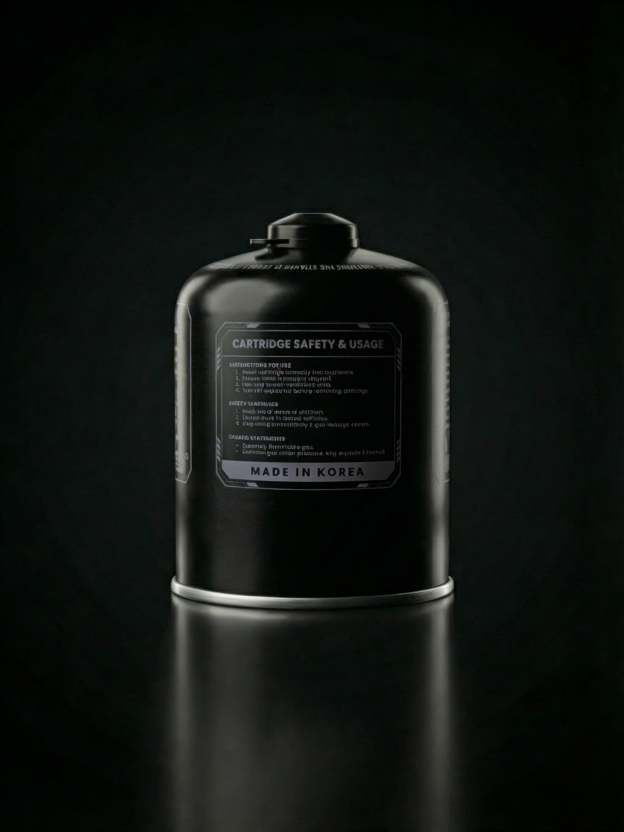 Black Flame Butane Gas Cartridge 450g | screw-type