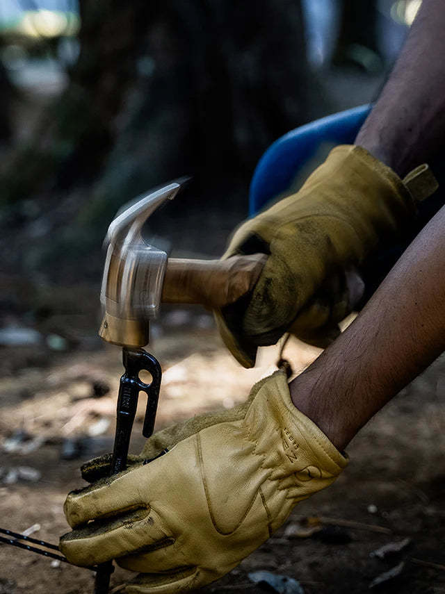 ZEN Camps Peg Hammer - Olive wood, Natural-Goritta Works Sdn. Bhd. 202501017603 (1619017-X)