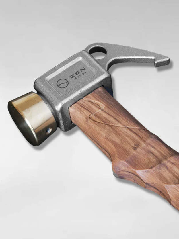 ZEN Camps Peg Hammer - Olive wood, Natural-Goritta Works Sdn. Bhd. 202501017603 (1619017-X)