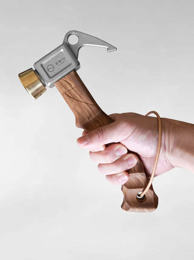 ZEN Camps Peg Hammer - Olive wood, Natural-Goritta Works Sdn. Bhd. 202501017603 (1619017-X)