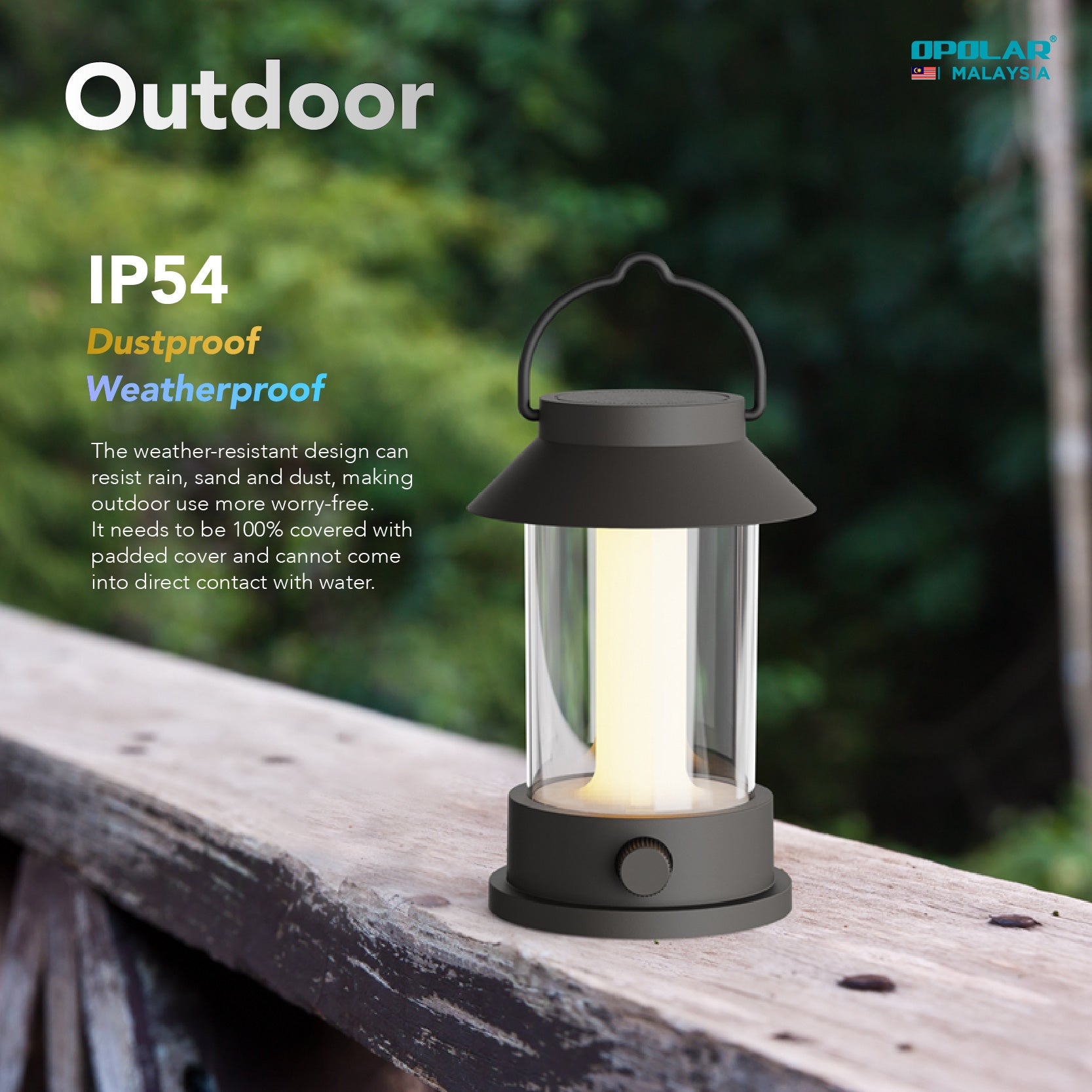 Opolar Camping Retro Light IP45 | 10000mAh-Goritta Works Sdn. Bhd. 202501017603 (1619017-X)