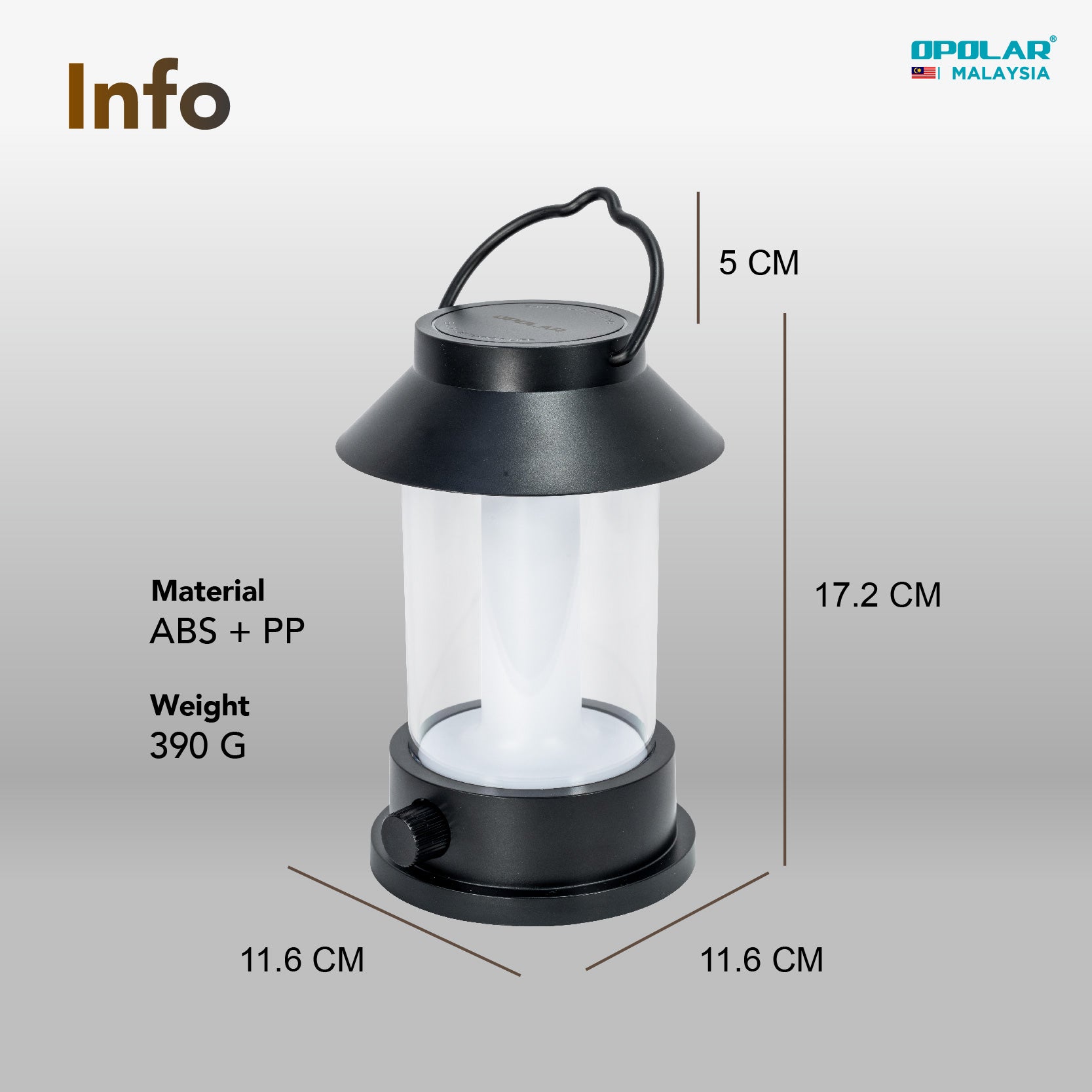 Opolar Camping Retro Light IP45 | 10000mAh-Goritta Works Sdn. Bhd. 202501017603 (1619017-X)