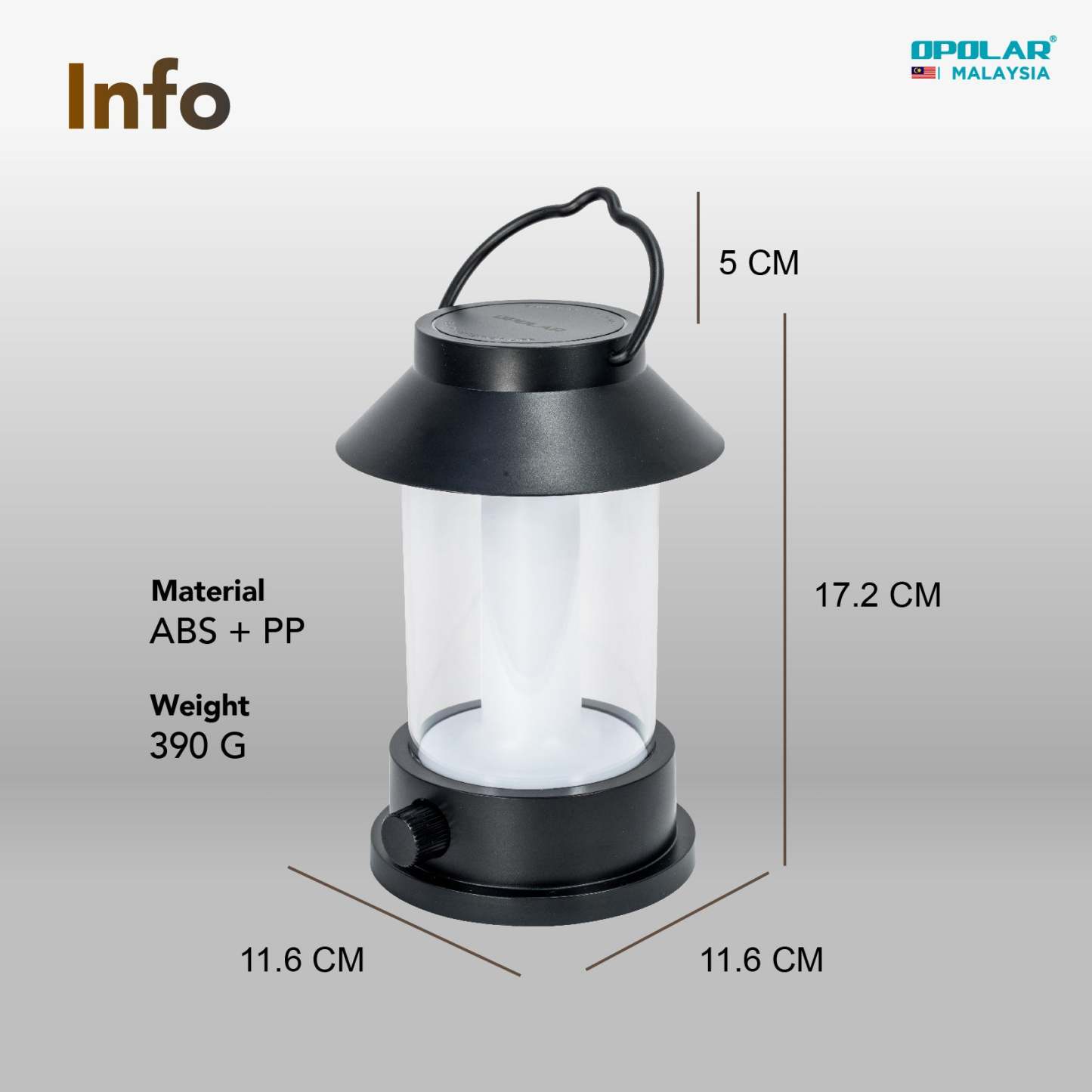 Opolar Camping Retro Light IP45 | 10000mAh-Goritta Works Sdn. Bhd. 202501017603 (1619017-X)