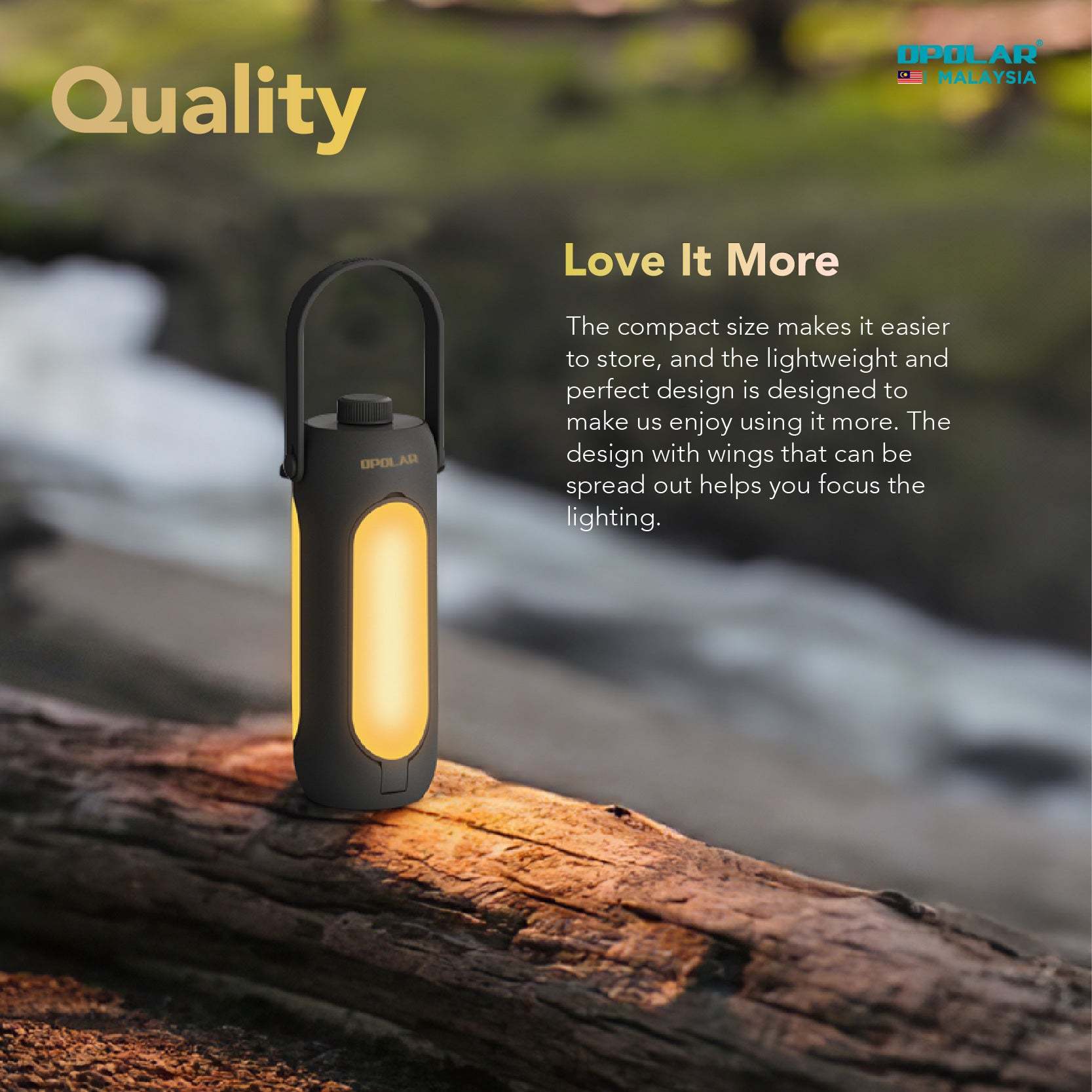 Opolar Folding Light IP45 | 10000mAh-Goritta Works Sdn. Bhd. 202501017603 (1619017-X)