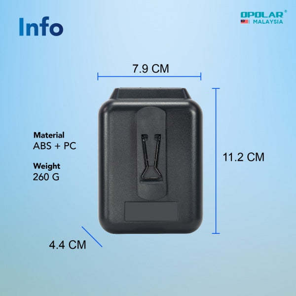 Opolar Rechargeable Personal Portable Waist Clip Fan With Output 5v2a (8000mAh)-Goritta Works Sdn. Bhd. 202501017603 (1619017-X)