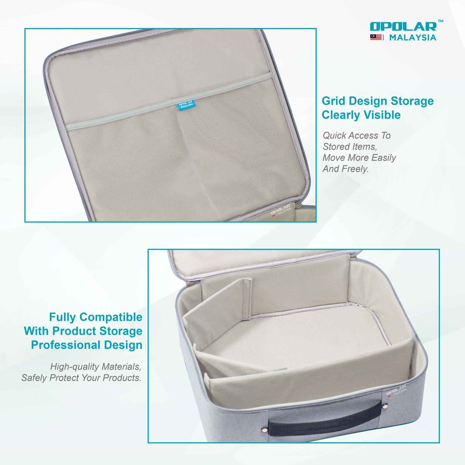 Opolar T Series Storage Bag - Light Grey-Goritta Works Sdn. Bhd. 202501017603 (1619017-X)