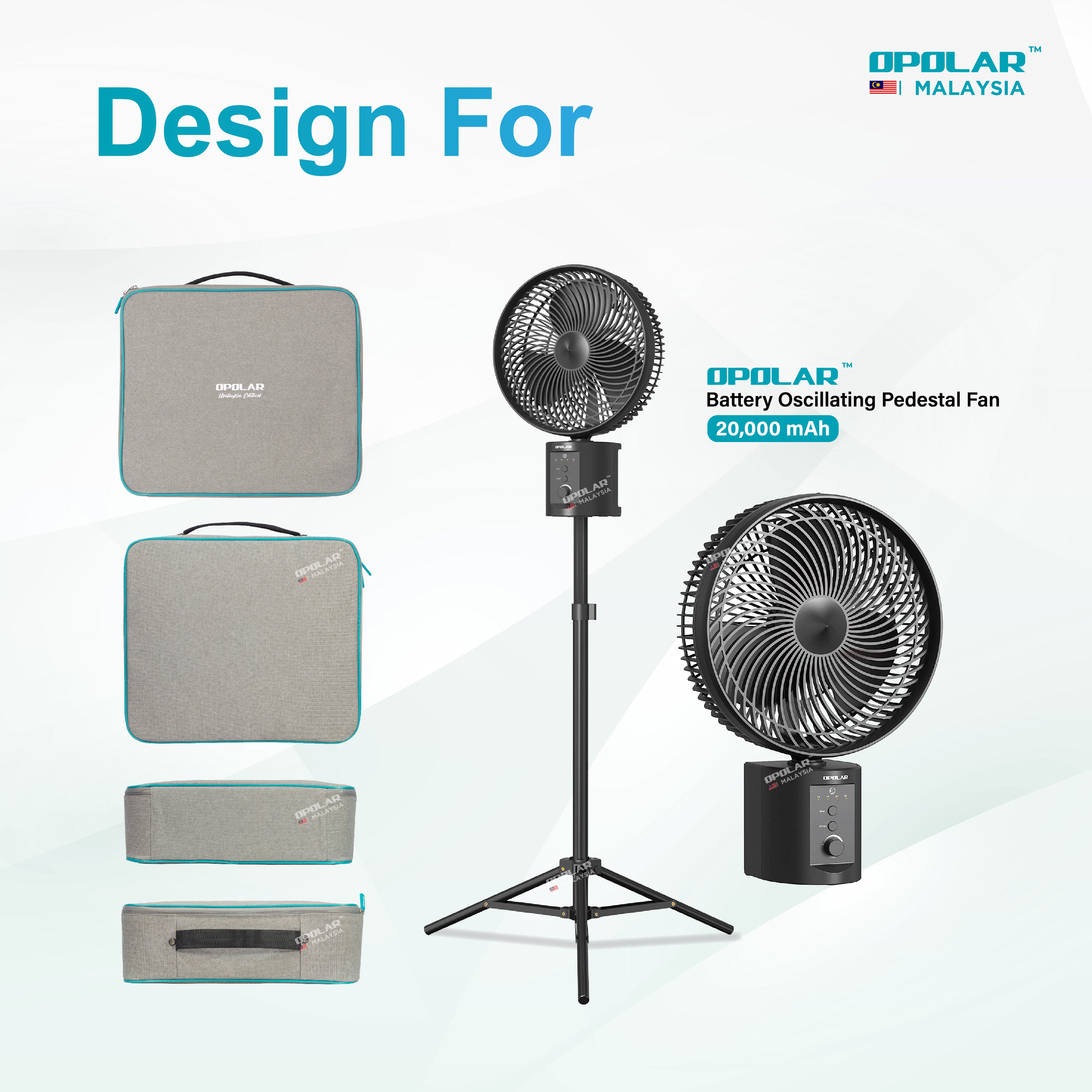 Opolar T Series Storage Bag - Light Grey-Goritta Works Sdn. Bhd. 202501017603 (1619017-X)