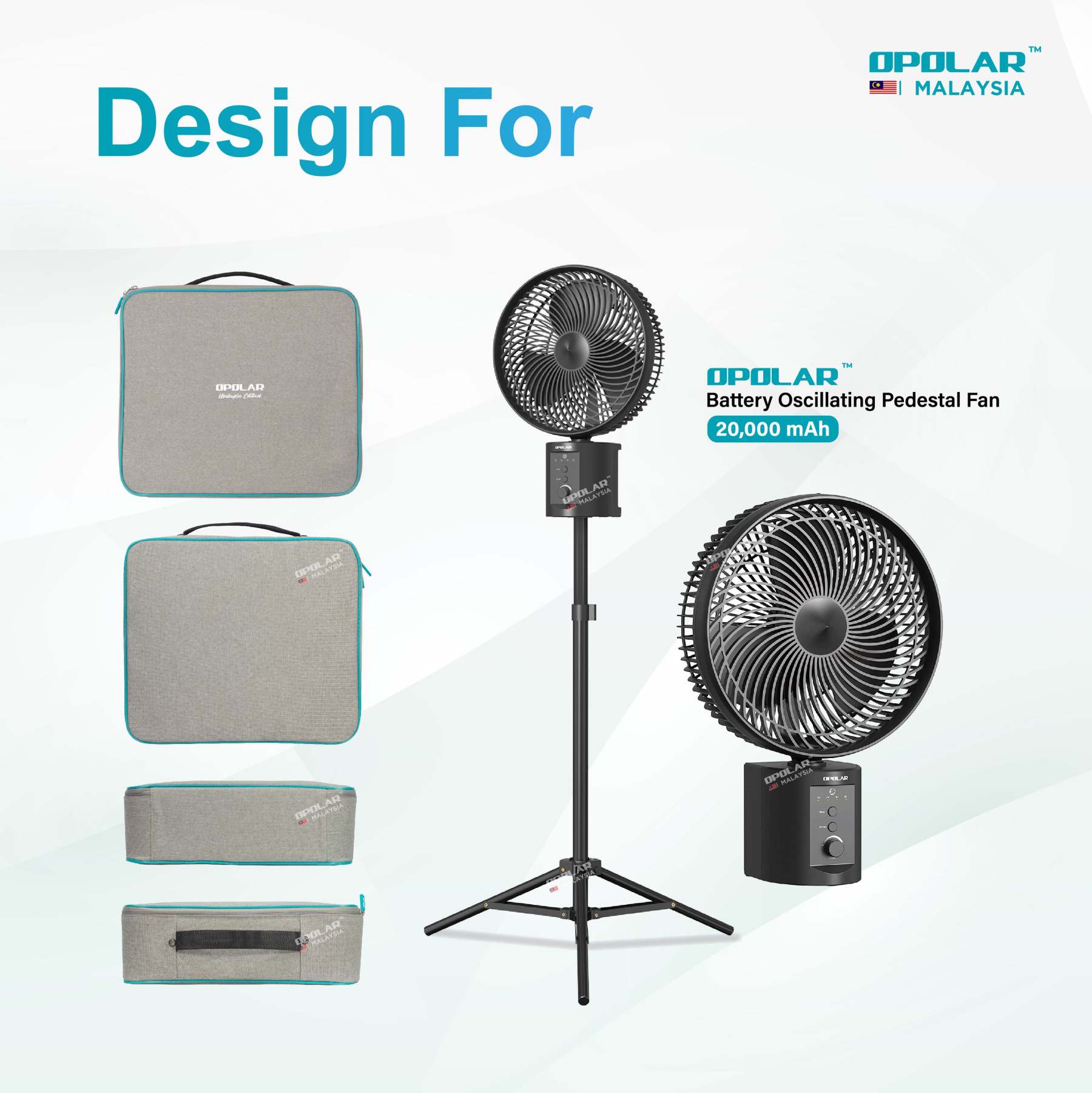 Opolar T Series Storage Bag - Light Grey-Goritta Works Sdn. Bhd. 202501017603 (1619017-X)