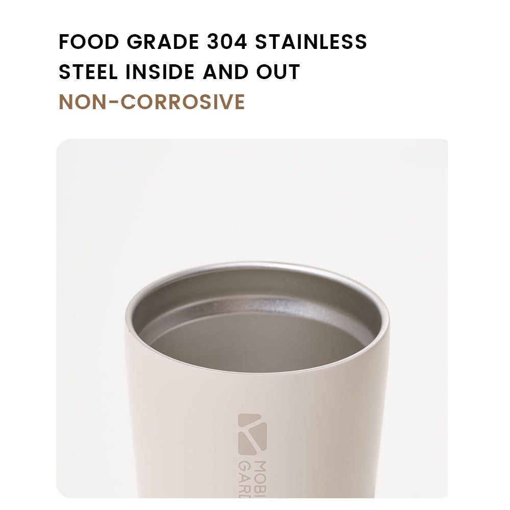 Mobi Garden Coffee Cup 350ML - Black-Goritta Works Sdn. Bhd. 202501017603 (1619017-X)