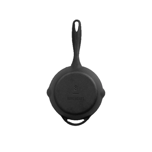 Barebones 8" Cast Iron Skillet (bottom view)