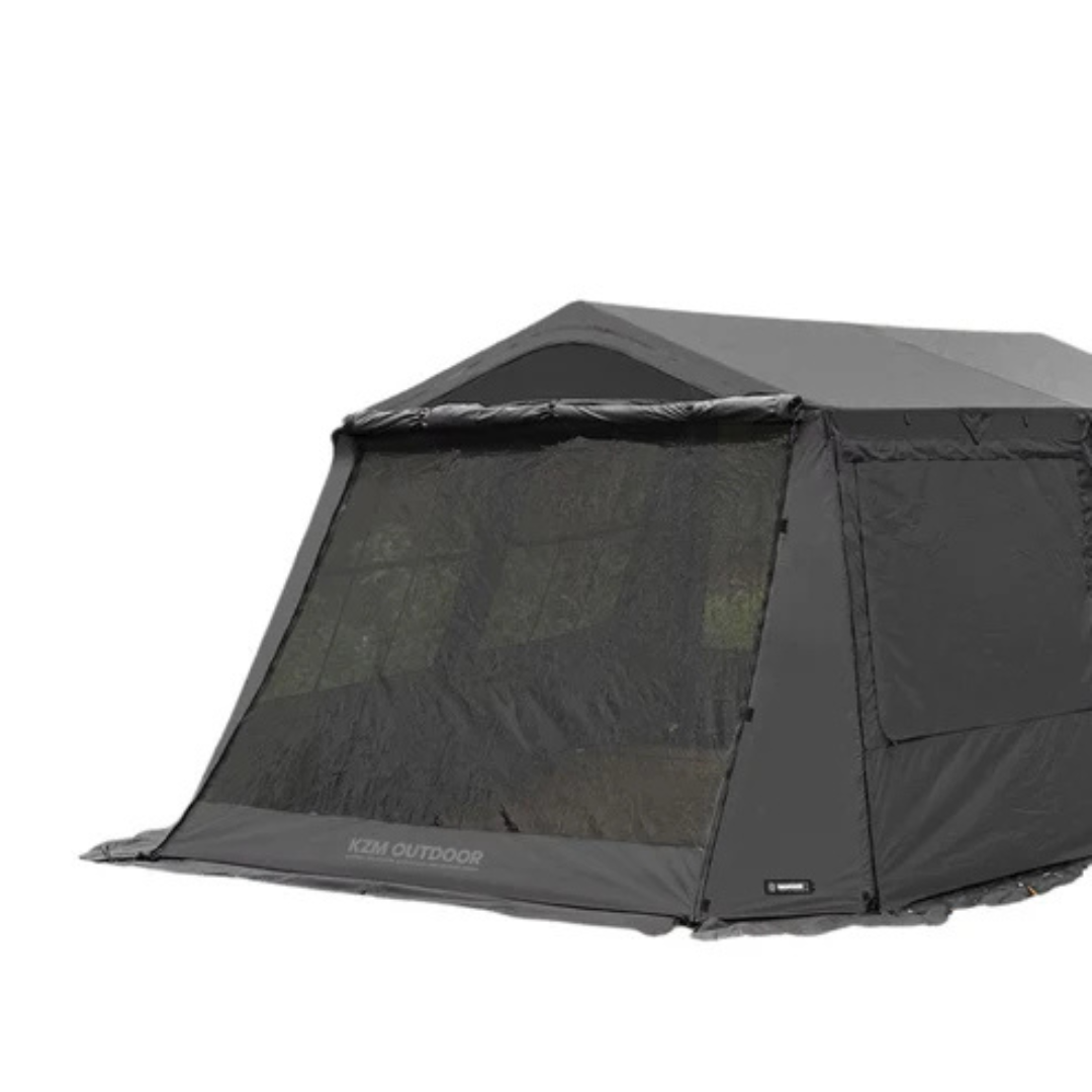 KZM Wild Field Oscar House  3-4Person Tent - Charcoal