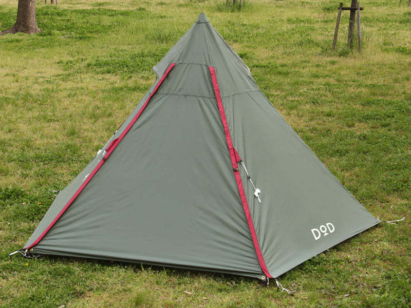 DoD Riders's One Pole 1 person Tent - Black-Goritta Works Sdn. Bhd. 202501017603 (1619017-X)