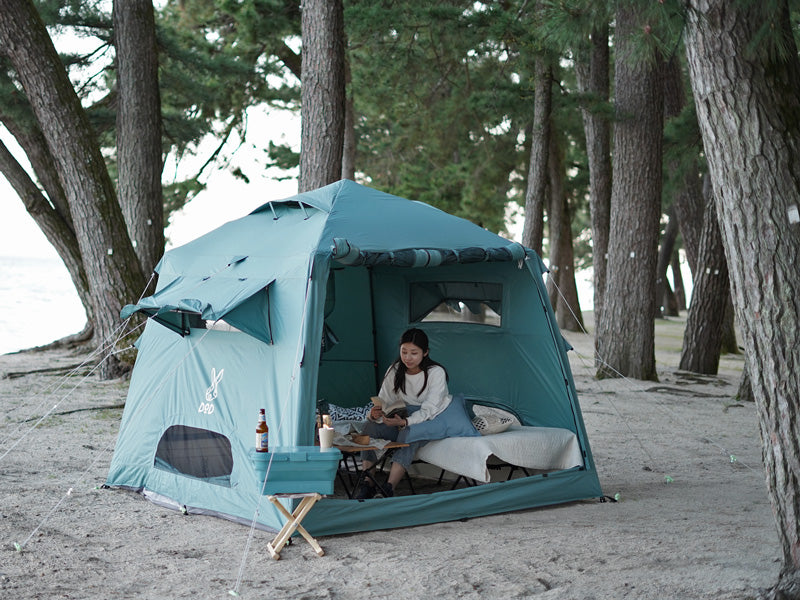 DoD Ouchi 4 person Tent - Blue grey-Goritta Works Sdn. Bhd. 202501017603 (1619017-X)