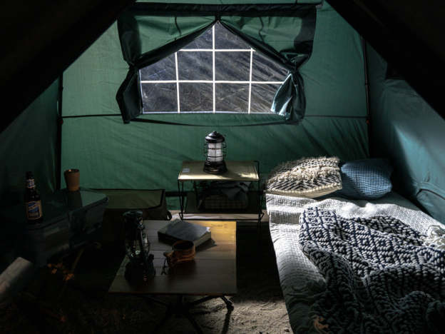 DoD Ouchi 4 person Tent - Blue grey-Goritta Works Sdn. Bhd. 202501017603 (1619017-X)