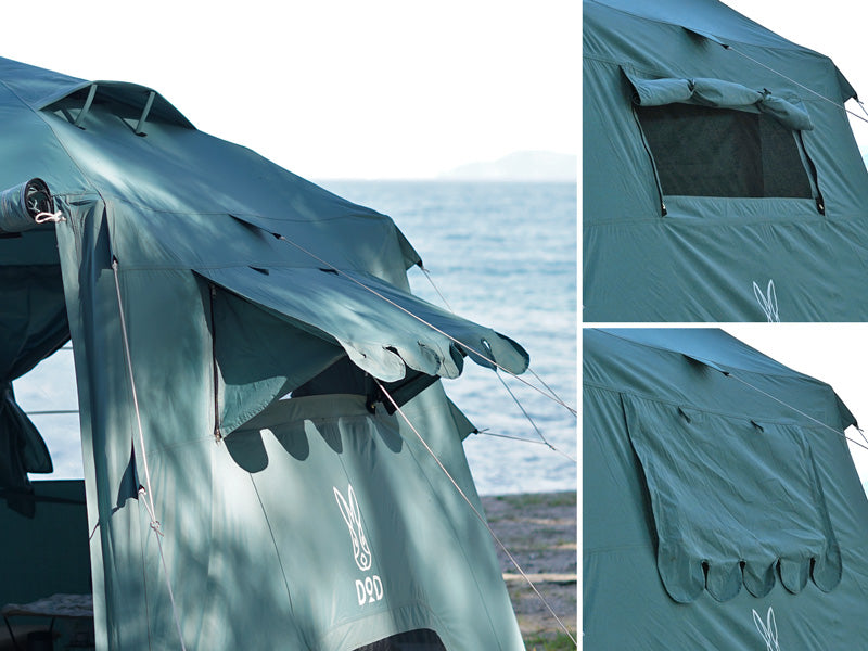 DoD Ouchi 4 person Tent - Blue grey-Goritta Works Sdn. Bhd. 202501017603 (1619017-X)